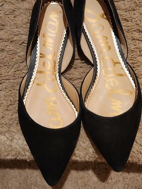 Sam Edelman Black Pointed D'Orsay Flats